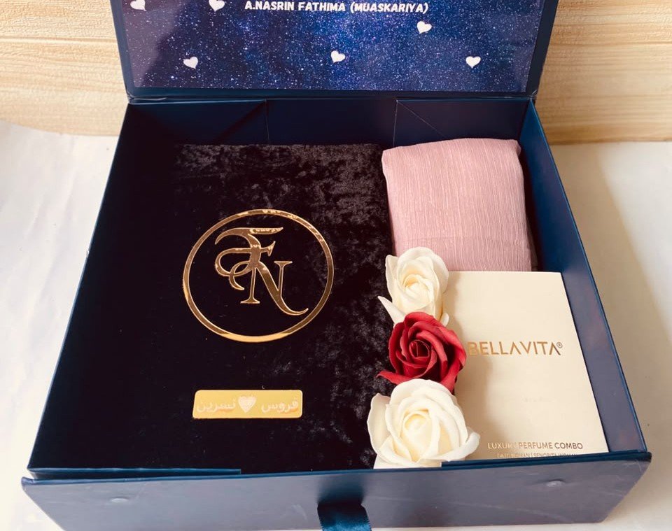 Curated Velvet Nikkah & Hijab Gift Hamper